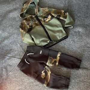 Levi's Olive Green Levi’s Camo Hoodie Jacket 3T